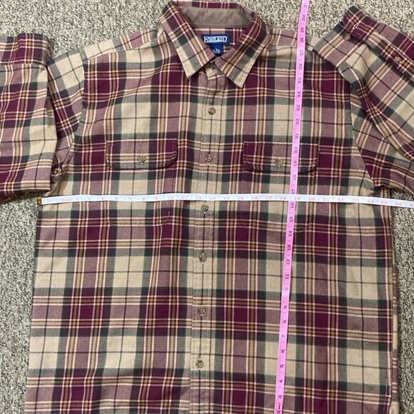 ALANDS END Vintage Men’s Shirt Size L 💯 Wool - Picture 4 of 8